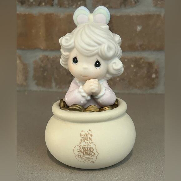 Precious Moments Porcelain Figurines “You’re The End Of My Rainbow” in box - Picture 2 of 6